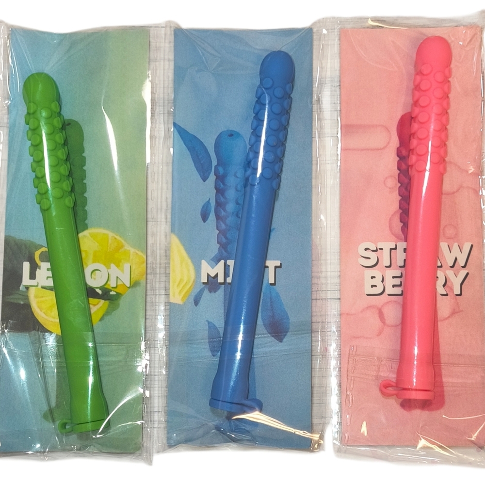 Chewable Essential Oil Breath Sticks, Quit Smoking Inhaler Stick, Anxiety Relief